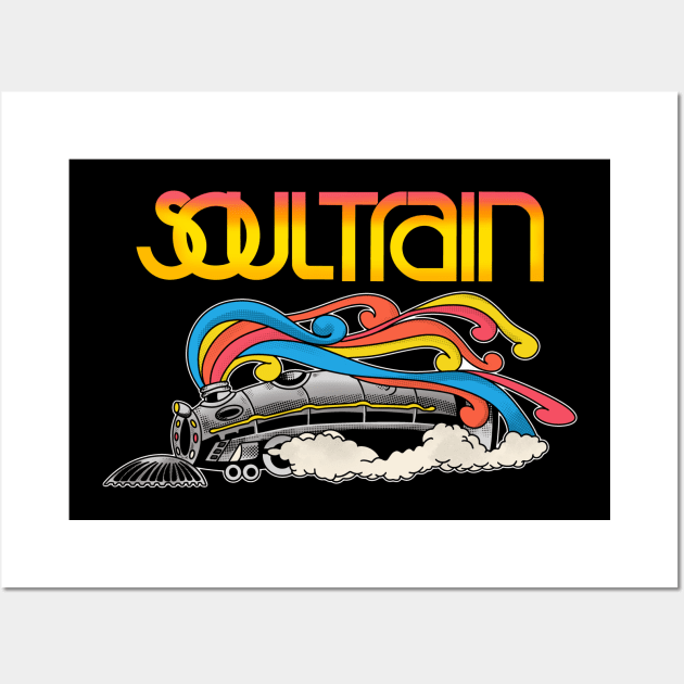 Vintage 70s Soul Train Wall Art by Th3Caser.Shop